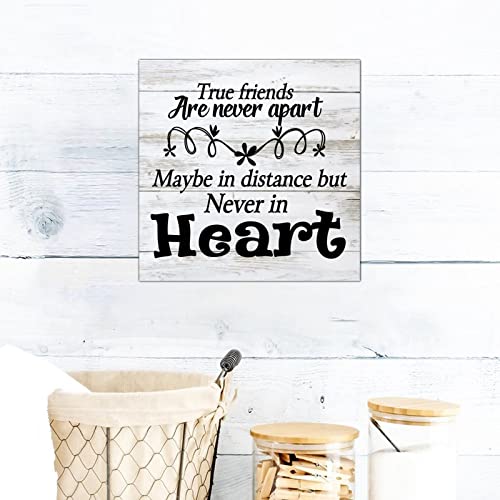 Plaque murale rustique en bois de qualité supérieure, format 30,5 cm - 4
