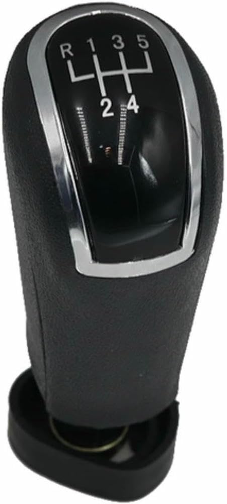 Gznbb 5S Knob Car Manual Gear Shift Knob Boot Cover Gaiter Lever Shifter Handle Stick, For Skoda Fabia 1 Mk1 2000-2008