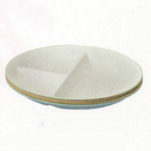 Plate Plate: Candy Oval Plate with Divider, Beige M15618-8