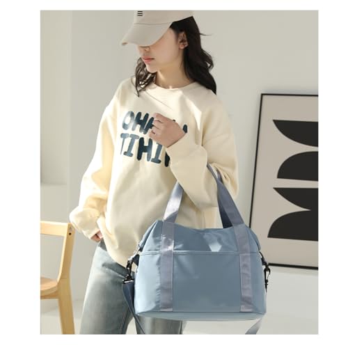 Travel Tote Bag Weekend Bag Sports Gym Yoga Bag Travel Tote Bags for Women with Trolley Sleeve Nylon Tote Purse3