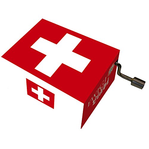 Preisvergleich Produktbild Fridolin 58457 Spieluhr Ewigi Liäbi / Schweizer Fahne