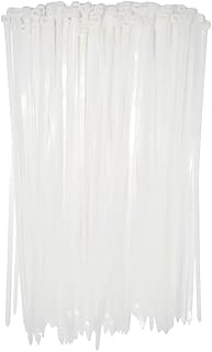Cable Zip Ties Wraps,100Pcs Clear Zip Ties,Nylon Cable Ties,Heavy Duty Cord Strap,SelfLocking Wire Tie Wrap,Multi-Purpose Cable Ties,Nylon Cable Ties Strap,Plastic Wire Zip Ties,4in Length,0.1in Width