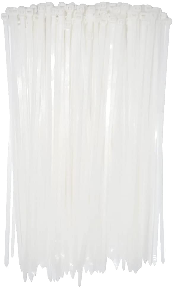 Cable Zip Ties Wraps,100Pcs Clear Zip Ties,Nylon Cable Ties,Heavy