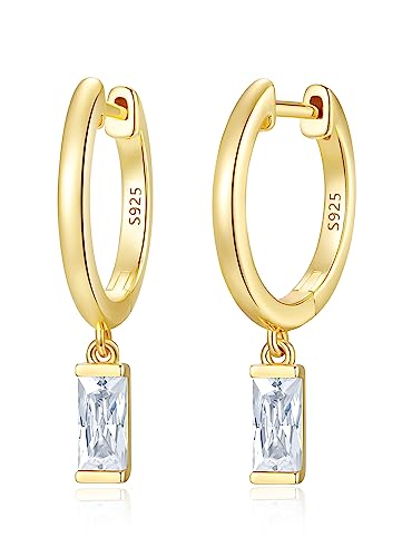 Boucles d'oreilles argent 925 et zircone cubique pour femme