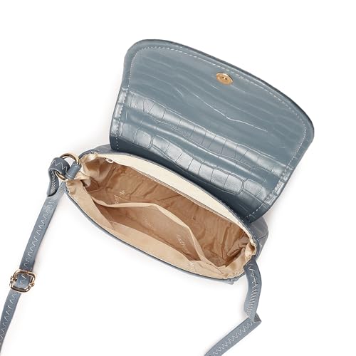 Image of Fastrack Puff Sling with Detachable Pouch | Faux-Leather Women's Handbags | Sling for Casual Carry