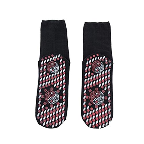 Selotrot Chaussettes magnétiques de tourmaline FIR Chaussettes de massage à thérapie magnétique auto-chauffantes Cover