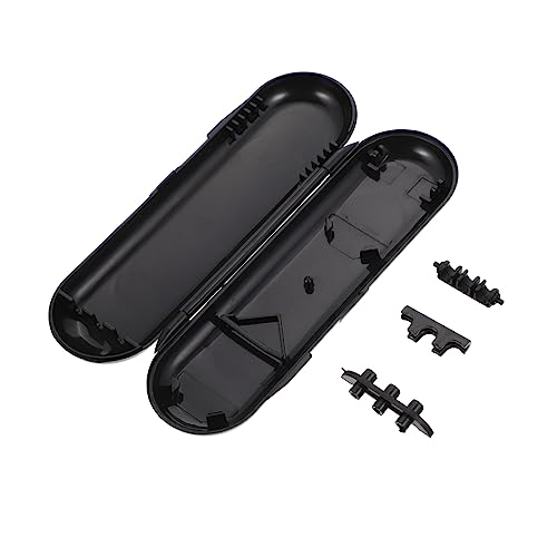 GOOHOCHY Game Container Portable Case Holder Organizer Plastic Secure Easy to Carry Black