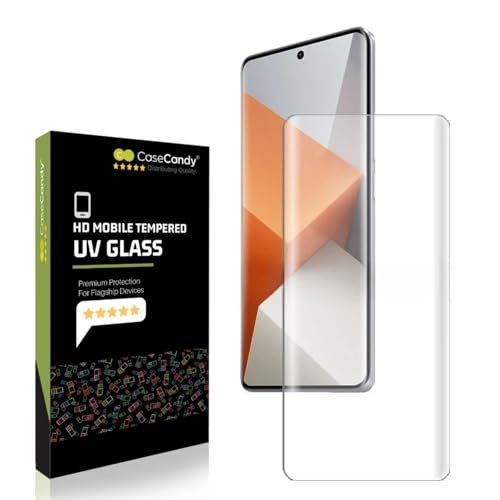 Image of Casecandy Curved - Tempered Glass for OnePlus 13 | UV Tempered Glass Screen Protector Guard for OnePlus 13 - HD /9H Hardness /Fingerprint Working