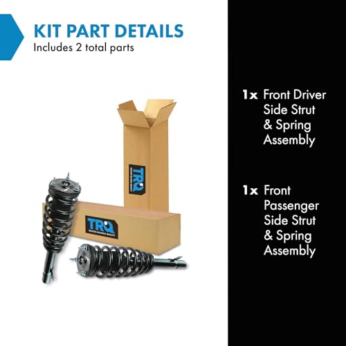 Image of TRQ Front Strut and Spring Assembly Set 2 Piece | For 2009-2013 Mazda 6