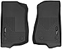 Husky Liners | Weatherbeater Series | Front Floor Liners - Black | 13021 | Fits 2018-2022 Jeep Wrangler; 2020-2022 Jeep Gladiator Crew Cab 2 Pcs