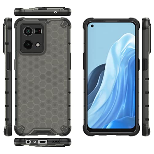 Image of Glasgow Back Case Cover Designed for Oppo F21 Pro 4G - Black