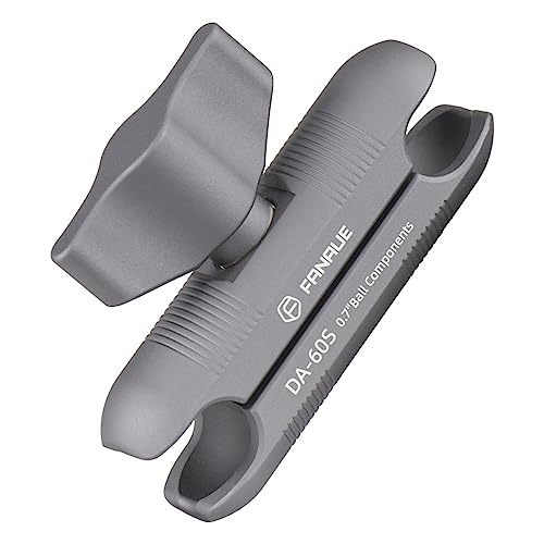 Adattatore per testa a sfera in alluminio da 25 mm a ve M8 per RAM Garmin Mount Staffa per auto per telefono GPS per moto per supporto GoPro Insta360 X3  44