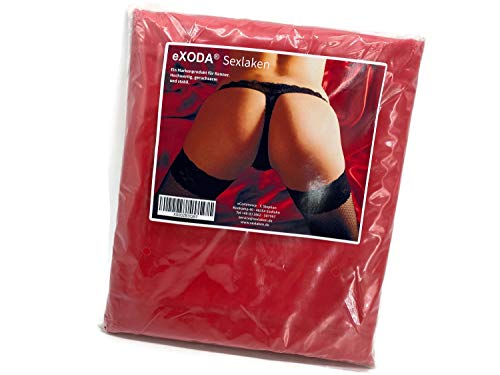 Drap étanche rouge Exoda en vinyle idéal pour jeux aquatiques