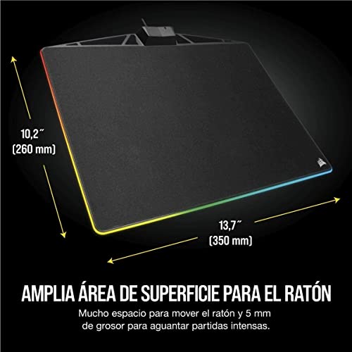 MM800C RGB Tappetino per Mouse da Gioco, Medio, Nero - Mousepad - Immagine 4