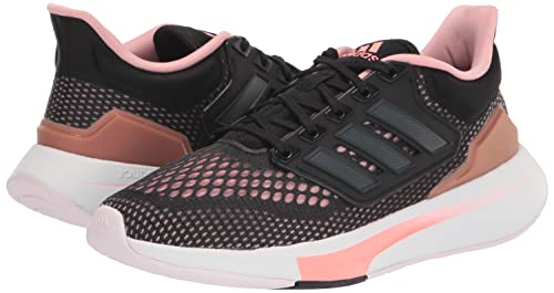 Adidas Women's Eq21 Running Shoe, Core Black/Grey Six/Wonder Mauve, 7 #TOP6