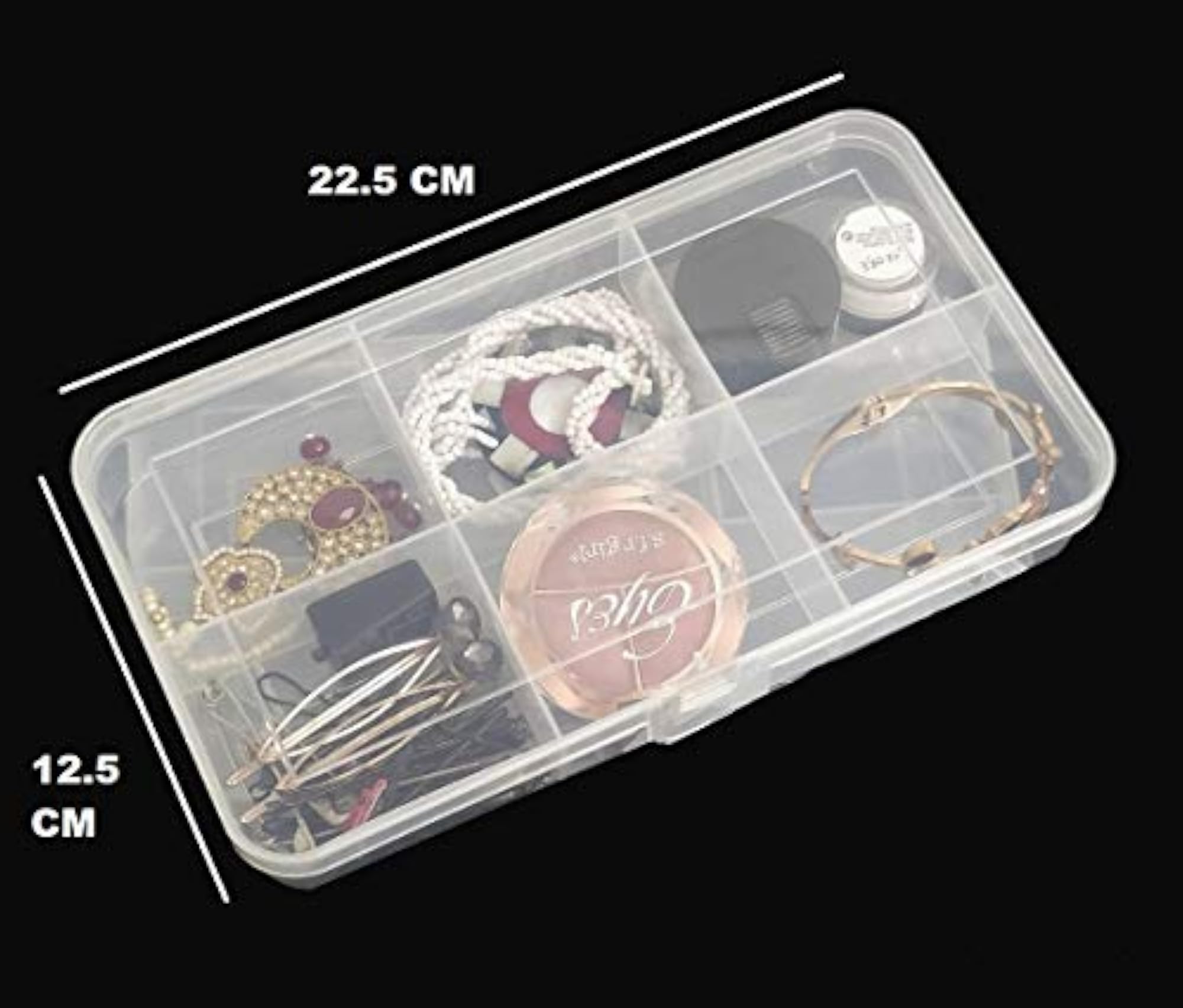 Jewellery Box Organiser with 4, 6 & 12 Grids