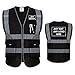 Jimiwongsafety Custom Safety Vest Customized logo Ansi Class 2 pockets High Visibility Reflective Vest for men & women
