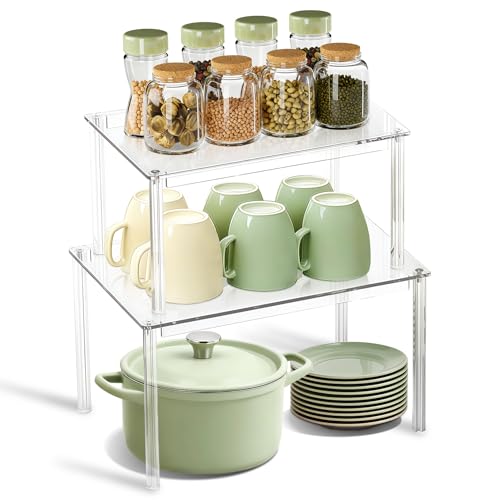 BOMOKS Clear Kitchen Cabinet Organizer