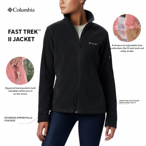 Image of Columbia Women Fast Trek II Fleece Jacket for Hiking | Trekking | Camping | Safari | Winter Sports | Outdoor Lifestyle