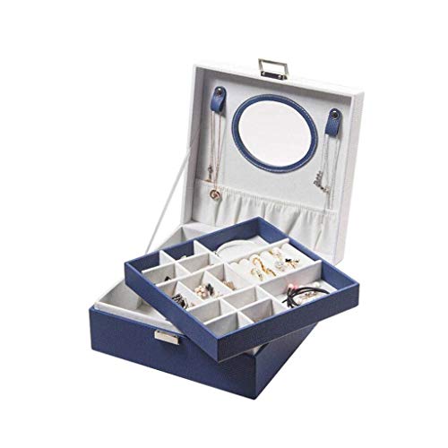 Boîte à bijoux voyage avec compartiment amovible FANDIAO