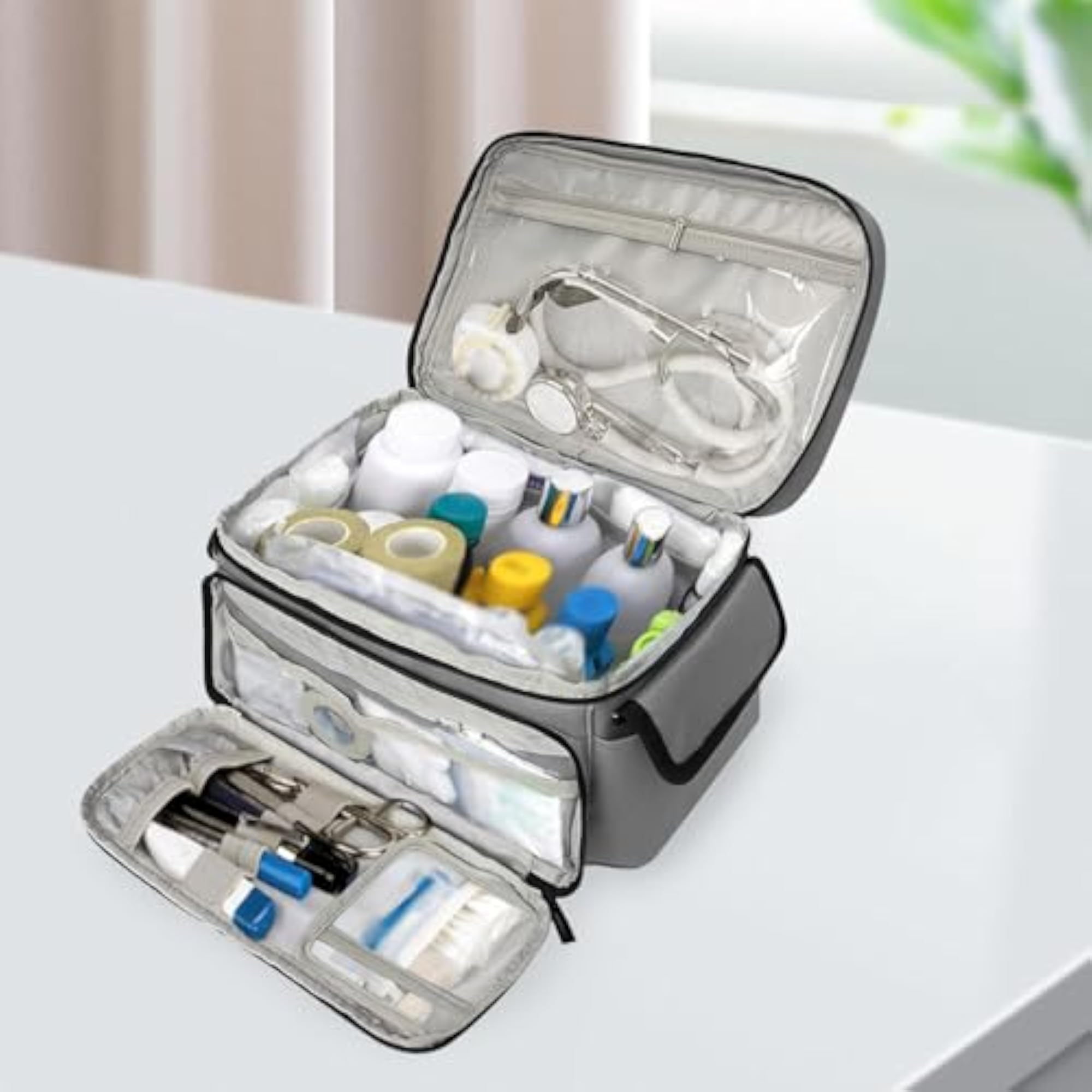 Portable Medical Storage Bag for Office Travel