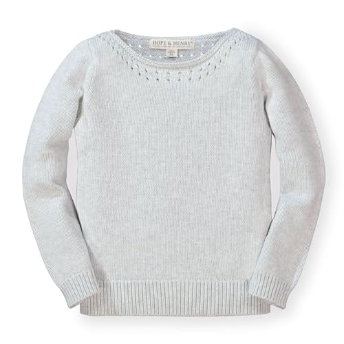 Image of Hope & Henry Girls' Milano Tipped Sweater Dress