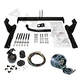 Stoßstangeausschnitt: JA AHK Anhängerkupplung mit Elektrosatz 7 polig für Ford Mondeo 1993-2006 Kombi Anhängevorrichtung Hängevorrichtung - starr, mit angeschraubtem Kugelkopf