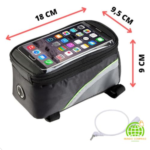 Bolsa Porta Celular Suporte Quadro Bike Bicicleta Ciclismo Case A Prova D'água Mundo Compras