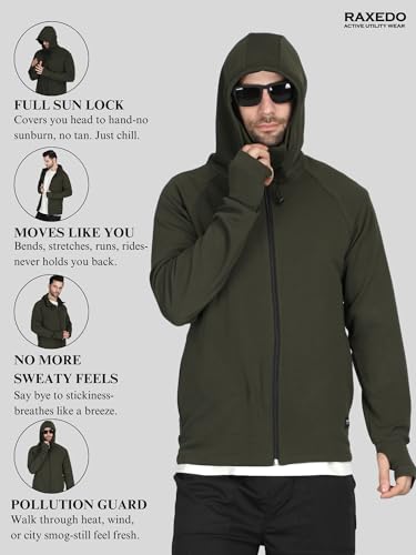 Image of Sun Protection Summer Jacket- Lightweight Suncoat for Men, Breathable Sunscreen Jacket for Men, UV-Resistant Sunscreen Jackets for Outdoor Activities & Travel