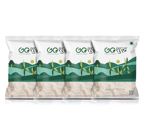 Image of Goshudh Barley Flour 4kg (1kg Each Pack of 4) | Jau Atta