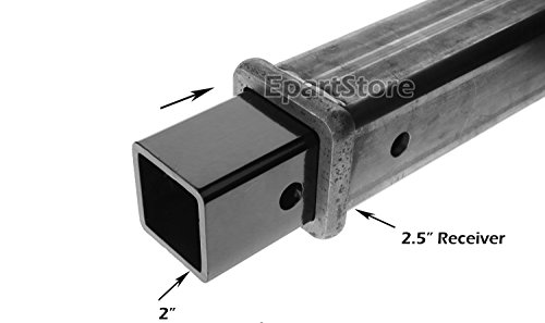 Image of 2.5 inch to 2 inch Trailer Hitch Receiver Adapter Sleeve