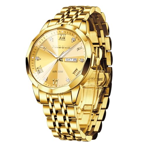 Image of PINDOWS Watch for Men Big Dial Analog Digital Black Silicone Sport Multifunction Luminous LED Dial Waterproof Watches Fashion Wristwatches