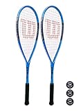 Wilson Ultra Elite Squashschläger, 2 + 3 Squashbälle