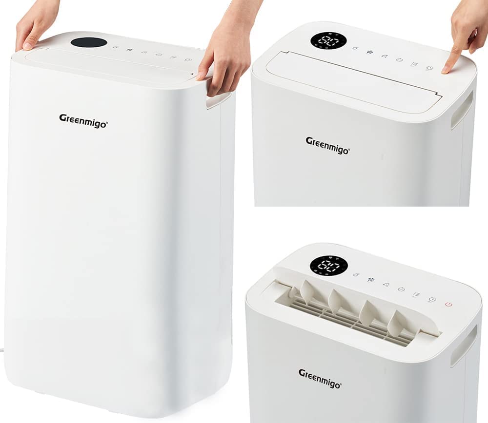 Deumidificatore 25L/24h,Deumidificazione Smart Adatto fino a 70m2,WiFi,Ionizzatore,Filtro Hepa Filtro e ai Carboni Attivi,Scarico Continuo,Serbatoio 4.5 Litri,Timer(ALPHA-Q25 Pro WiFi)