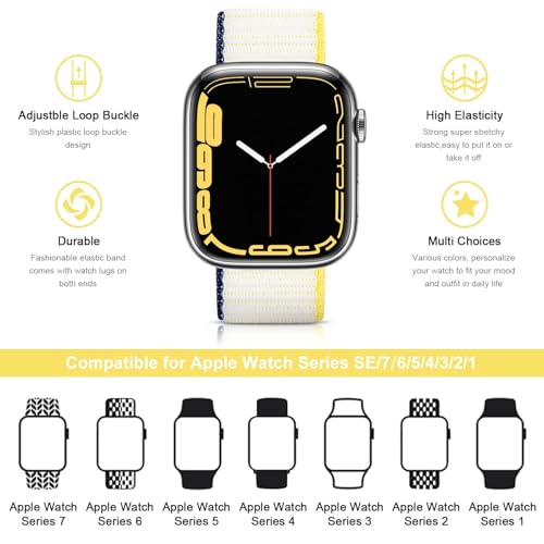 Correa trenzada de Apple Watch rosa que no irrita la piel 2