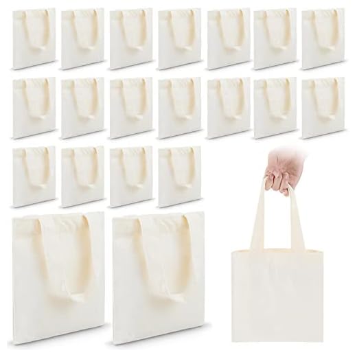 48 Pack Mini Canvas Tote Bags
