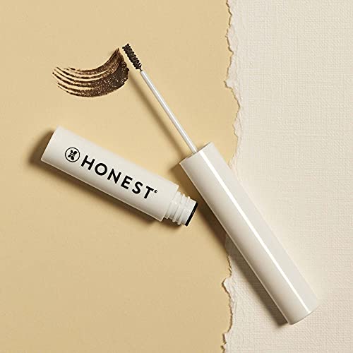 Honest Beauty Honestly Healthy Brow Gel, Clear With Castor Oil, Plant Derived Proteins, Silicone Free, Vegan, 0.05 Fl Oz #TOP1