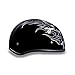 Daytona HELMETS Motorcycle Half Helmet Skull Cap- Cross Bones 100% DOT Approved