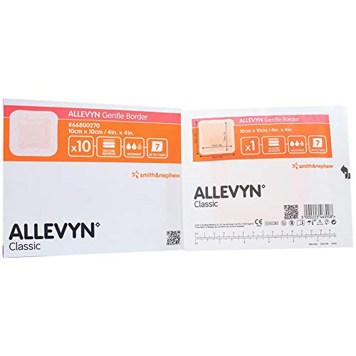 Allevyn suave borde u0096 10 cm x 10 cm (x5)