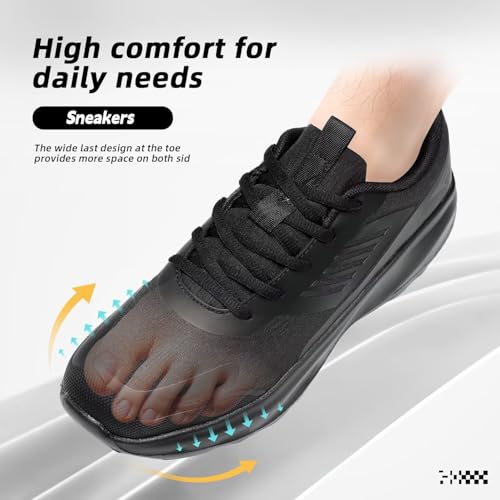 Mens Trail Running Shoes Fashion Walking Hiking Non Slip Sneakers Tennis Cross Training Outdoor Casual Workout Trainers3