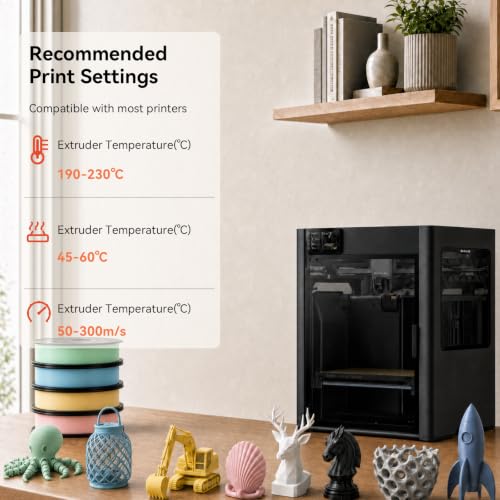 Image of eSUN Matte PLA 3D Printer Filament 1.75mm PLA 2KG Bundle Multicolor