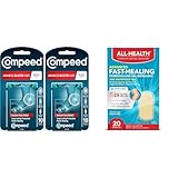 Compeed Advanced Blister Care Cushions and All Health Advanced Fast Healing Hydrocolloid Gel Bandages (20 Count)