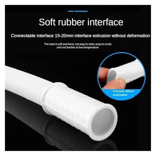 Tuyau d'évacuation flexible climatisation rallonge arrivée eau machine à laver