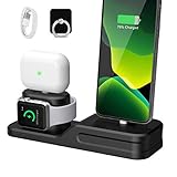 【Bella Decorazione con Perfetta Organizzazione】 Il dock del caricatore supporta la ricarica del tuo orologio Apple, iPhone e Airpod contemporaneamente in un unico posto. Il supporto di ricarica Wonsidary 3 in 1 sembra compatto ed elegante, decora perfettamente la tua camera da letto, studio, ingresso e scrivania