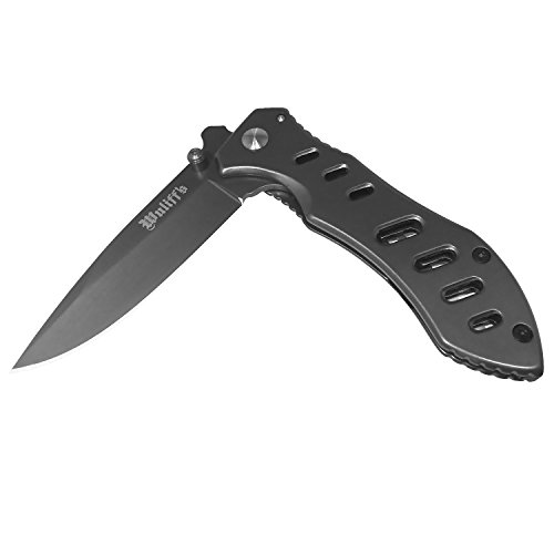 Wuliff's Tactical Knife with Foldable Blade – 6 ½ Inch Overall Length, Stainless Steel Pocket Knife, Durable Lightweight Design, Secure Locking Mechanism, Rust Resistant, Ultra-Sharp Blade