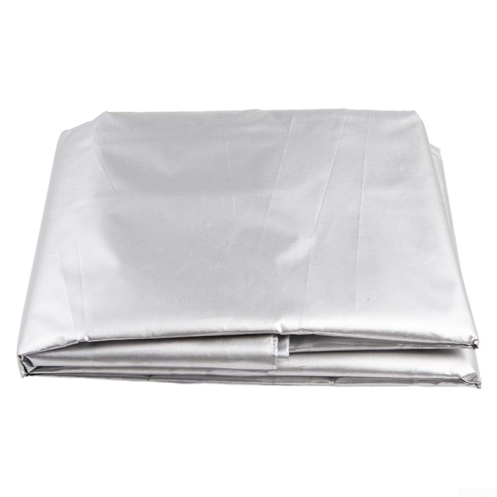 ZYWUOY IBC Tank Protective Cover, 210D Insulation Foil, UV-Protective, Water-Resistant, Grey, 120x80x116cm