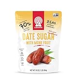 Lakanto Date Sugar with Monk Fruit Sweetener - Reduced Sugar for Coffee, Tea, Desserts, Cooking, Baking, Drinks, Sauces, Oatmeal, Smoothies, Syrup, Protein Shakes, Marinade (1 lb)