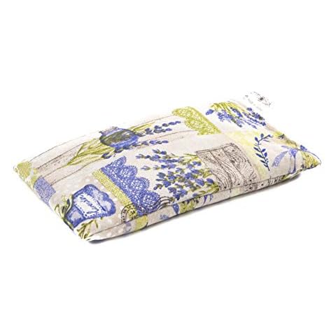 TERMOSAK 23 x 14 cm + Cover, Thermal Cushion, Hot-Cold Thermal Bag of High Density Seeds and Lavender (23 x 14 Cover, Lavender) Cover