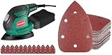 HYCHIKA 200W Deltaschleifer + 60 Stück Schleifpapier Set für Dreieckschleifer