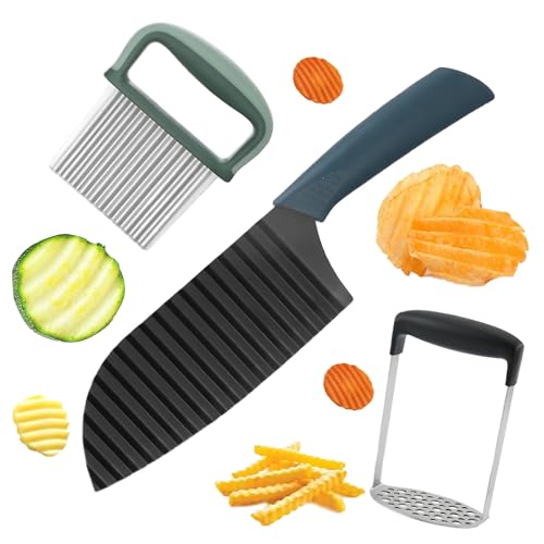 Zwei Wellenschneider-Modelle, Ein Wellenschneider Gemüse und Ein...